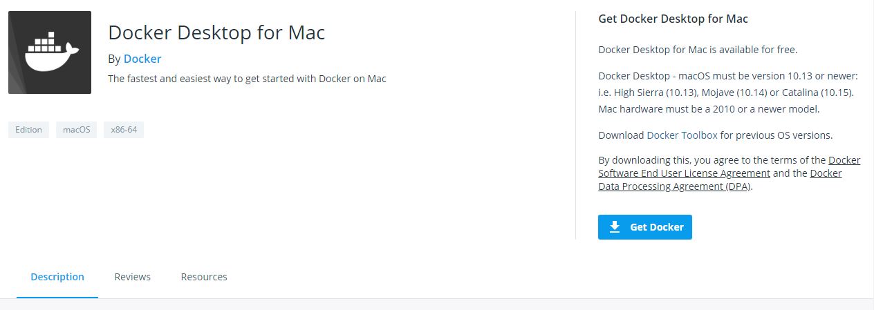 Установка Docker на macOS